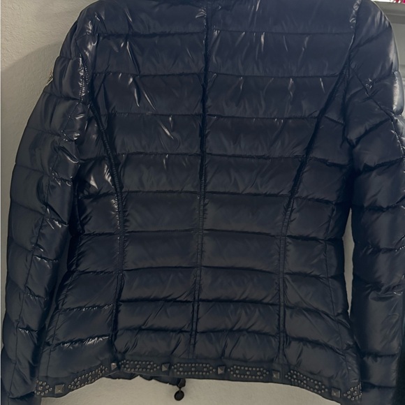 Moncler Black Studded Women's Puffer Jacket - Picture 2 of 10